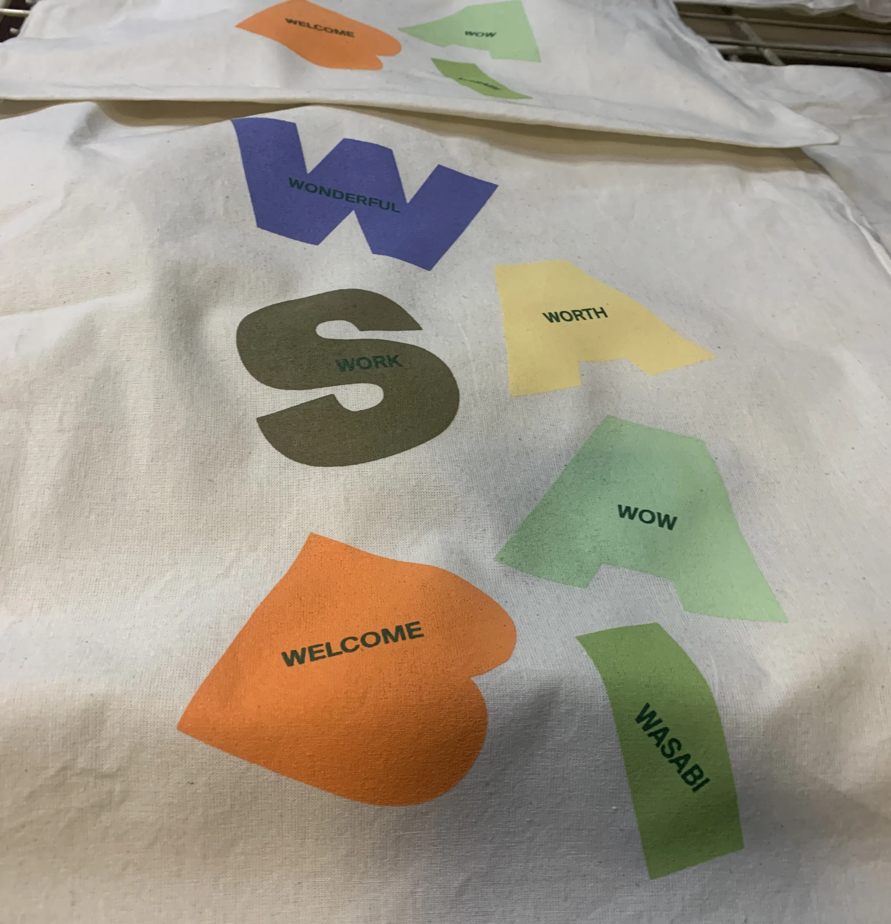 Totebags impresas en Serigrafía