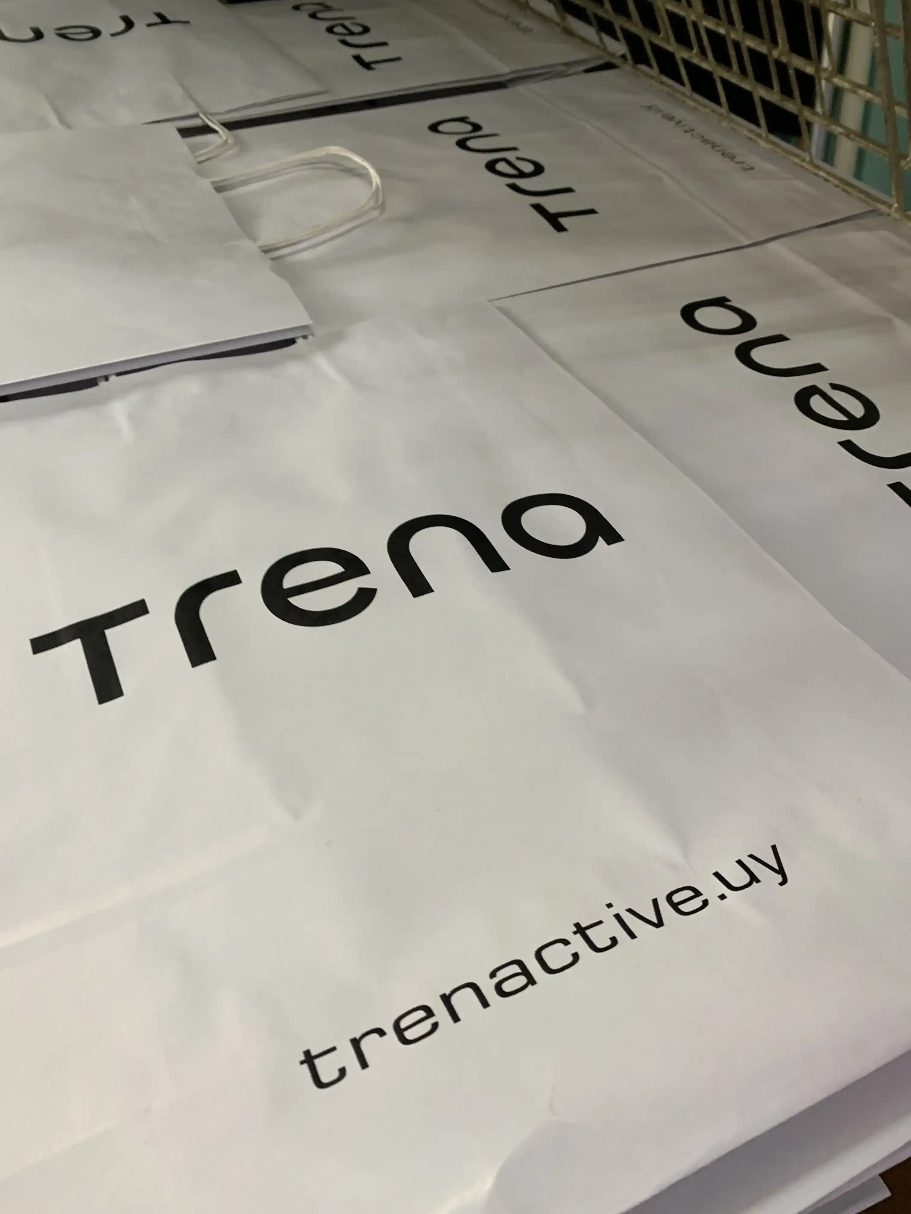Bolsas de papel impresas para TRENA